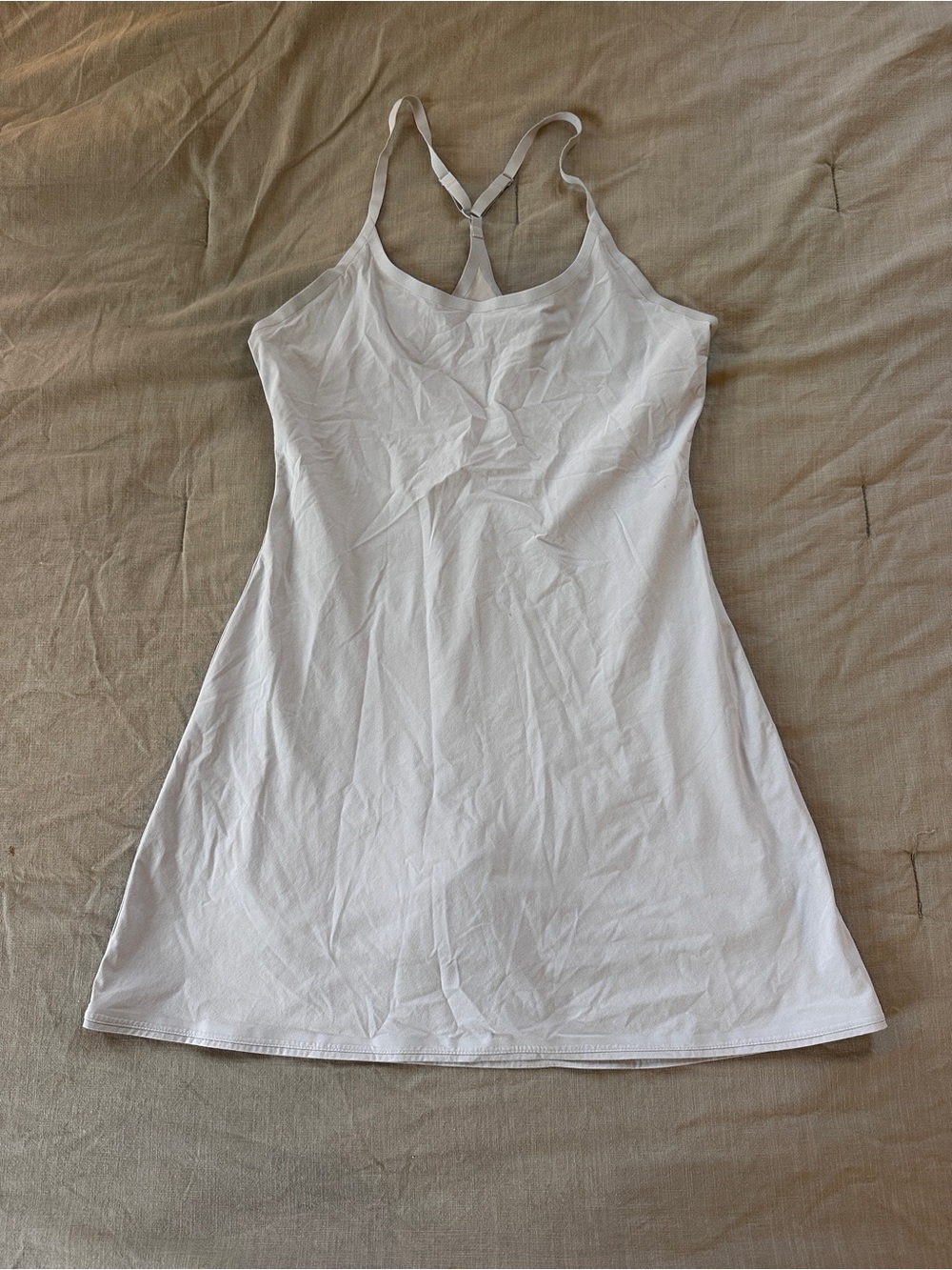 Outdoor Voices Light Gray Tennis Dress